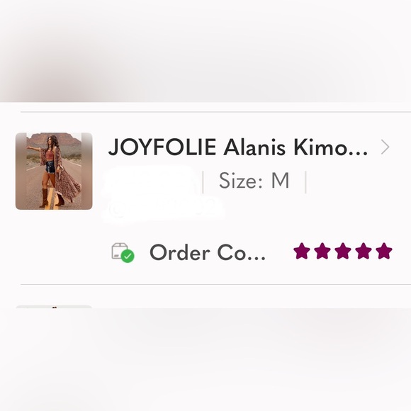 JOYFOLIE Alanis Kimono - Picture 8 of 13